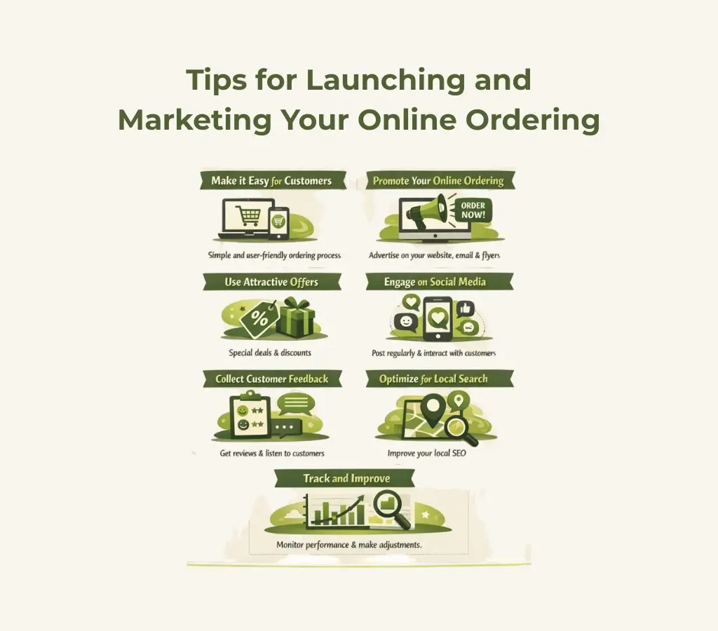 Tips for Launching and Marketing Your Online Ordering