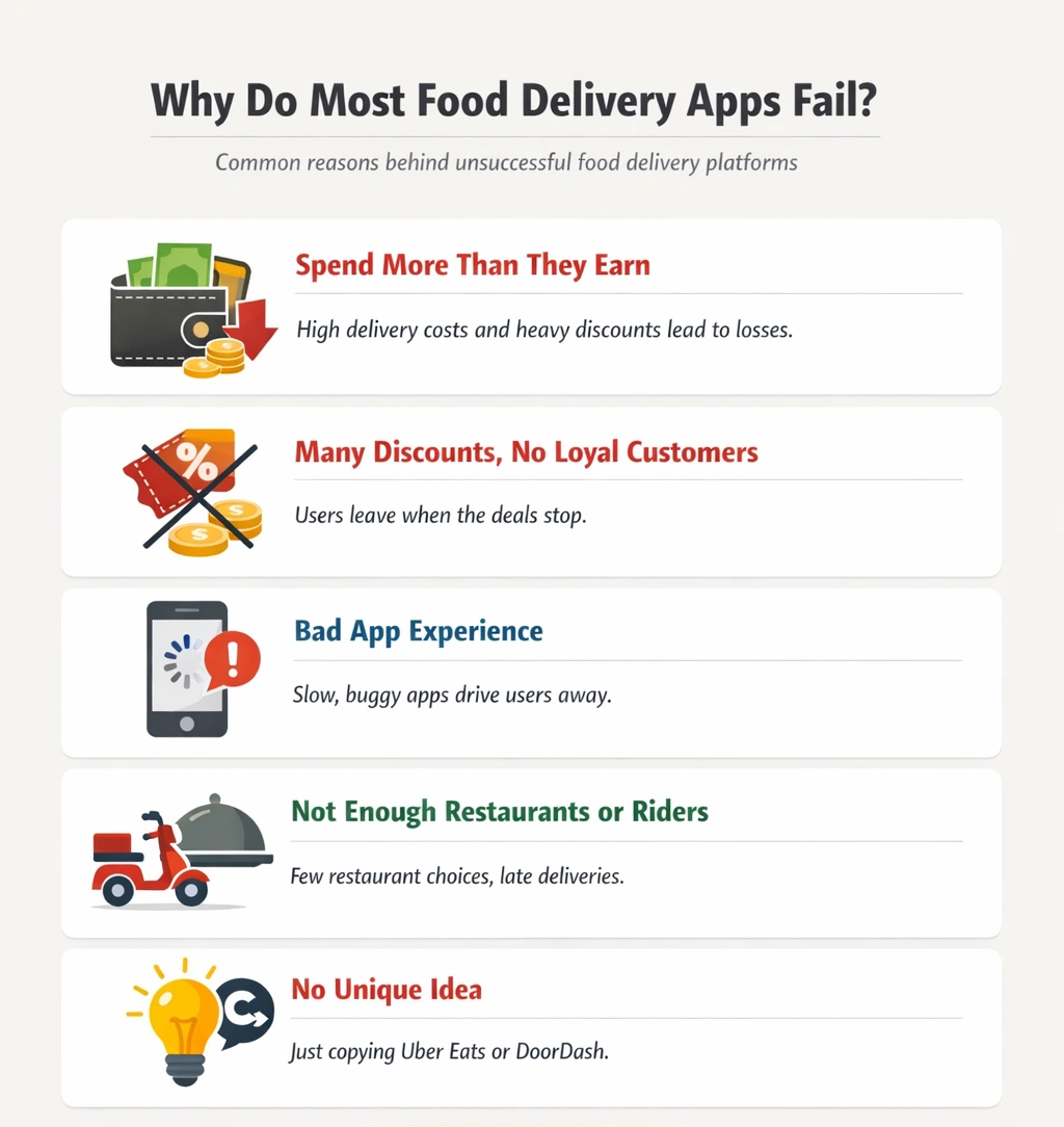 Why Do Most Food Delivery Apps Fail