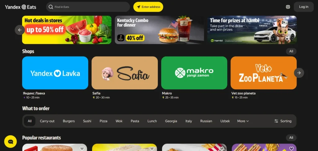Yandex Eats