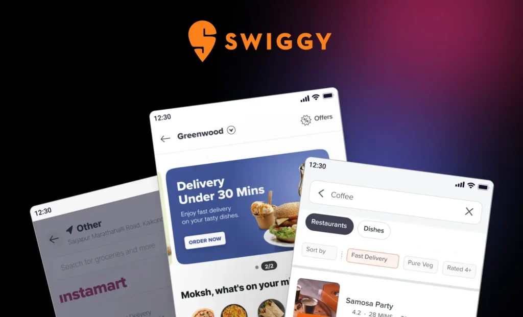 Swiggy clone app