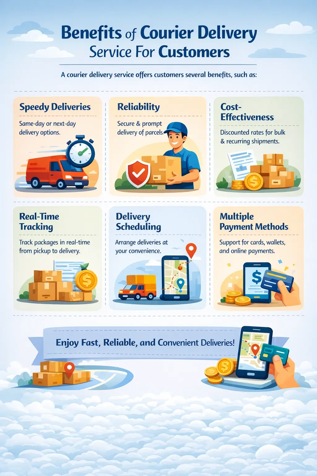 Benefits of Courier Delivery Service For Customers
