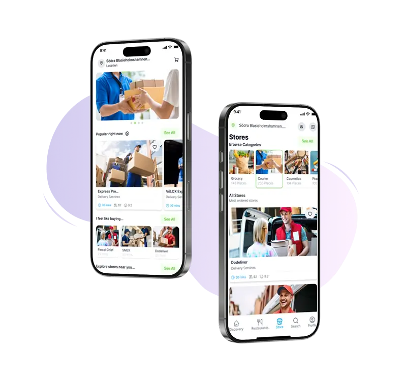 Courier-delivery-customer