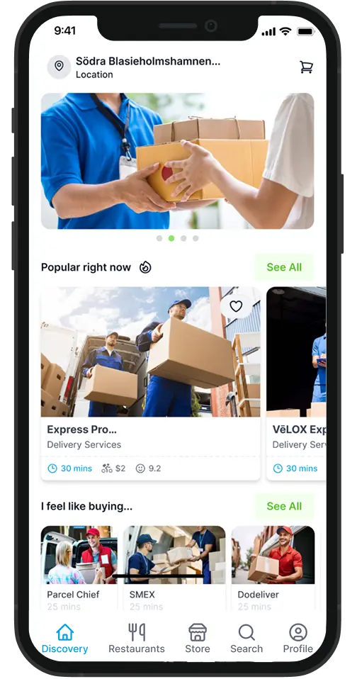 Courier-delivery
