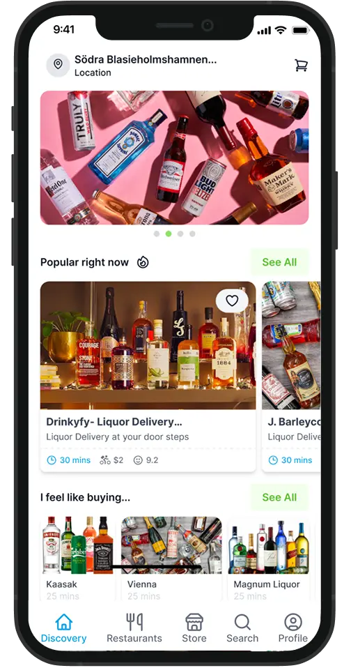 Liquor-delivery