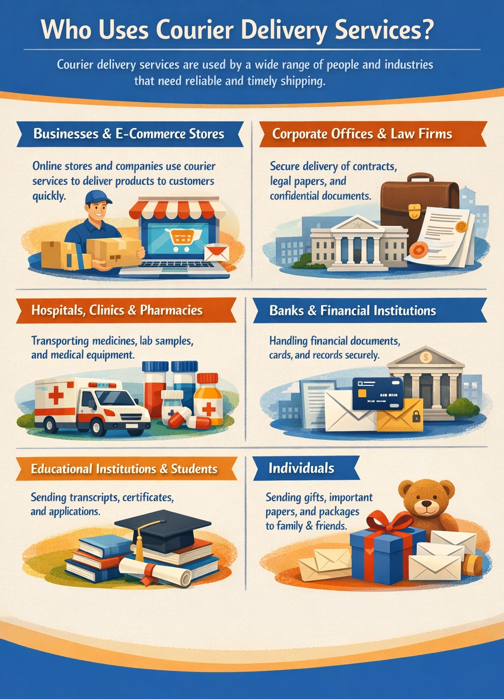 Who Uses Courier Delivery Services