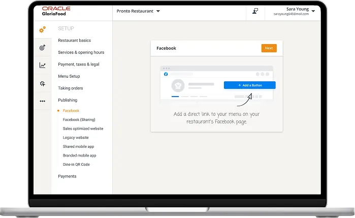 GloriaFood-Admin-Dashboard