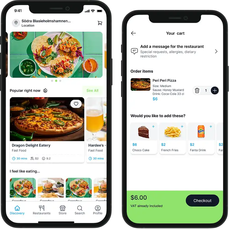 Food Delivery - Multivendor Mockup
