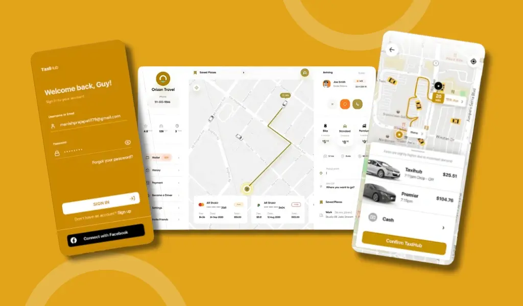 White-Label Taxi Booking App