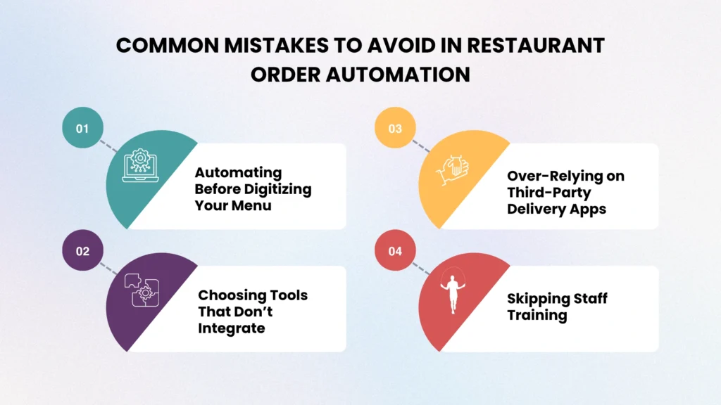 Common Mistakes to Avoid in Restaurant Order Automation