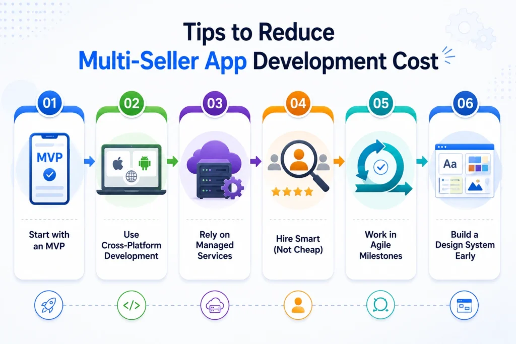 Tips to Reduce Multi-Seller App Development Cost