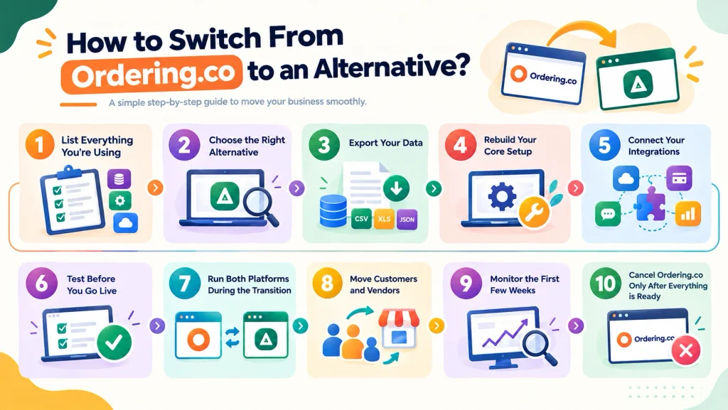 How to Switch From Ordering.co to an Alternative